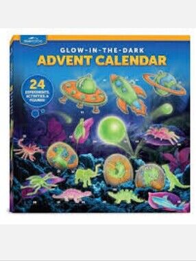 Blue Marble Glow In The Dark Science & Dinosaur Advent Calendar NEW